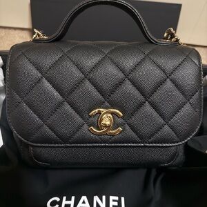Chanel Small Business Affinity in Caviar Leather